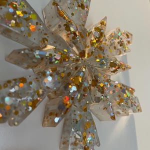 Handmade Resin Snowflake Ornament